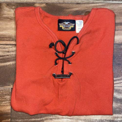 Harley-Davidson Women's Size Small S Laced Front Shirt Milwaukee WI USA