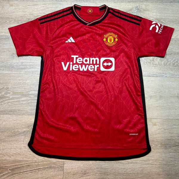 adidas Womens Manchester United 23/24 Home Jersey - Red