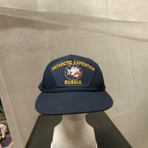 Vintage Antarctic Expedition Russia Snapback Patch Hat