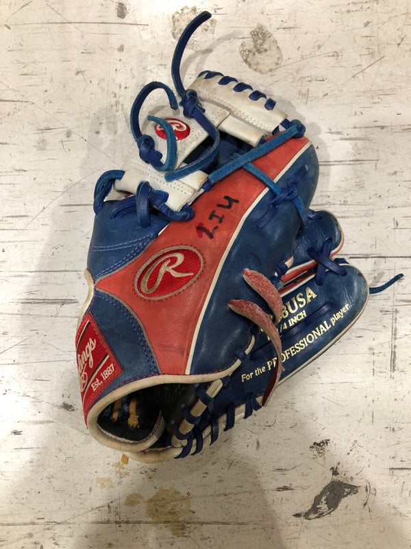 Used Rawlings Heart of the Hide Right-Hand Throw Outfield Baseball Glove (11.25")