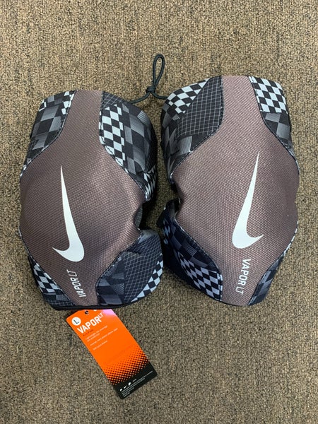 New Nike Vapor LT Black Large Lacrosse Arm Pads