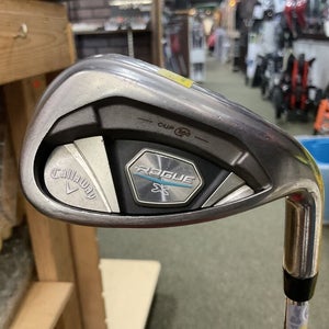 Callaway Rogue X Pitching Wedge Stock Stiff Flex Steel Mens Right Handed