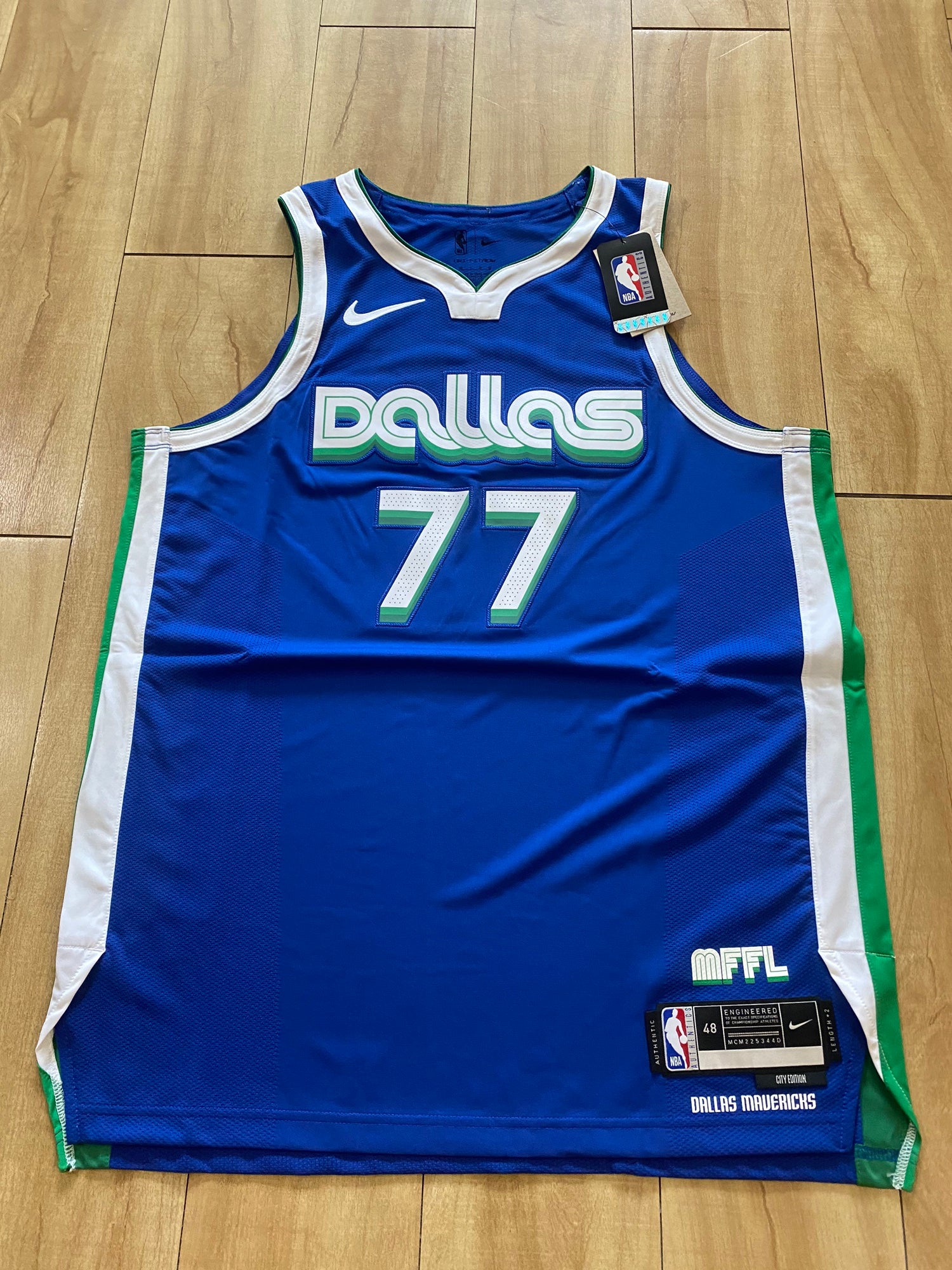 Dallas Mavericks Luka Doncic Nike Replica Rétro Game Jersey Large