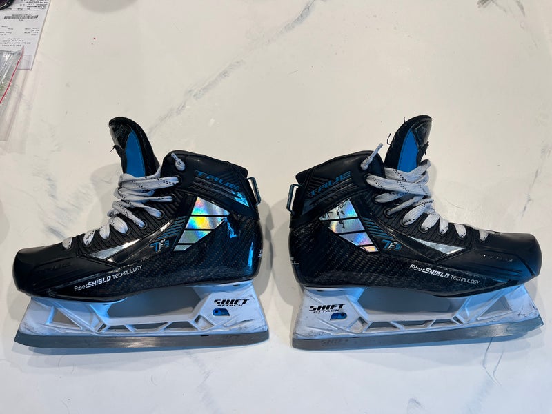 Used True Regular Width Size 6 TF9 Hockey Goalie Skates