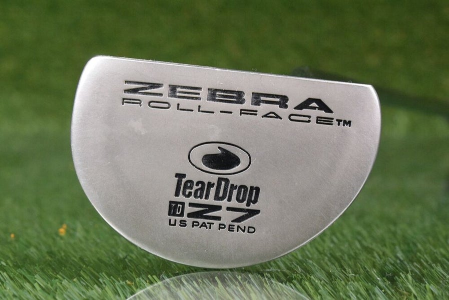 ZEBRA ROLL-FACE TEAR DROP Z7 32.5” MALLET PUTTER W/ TACKI-MAC GRIP
