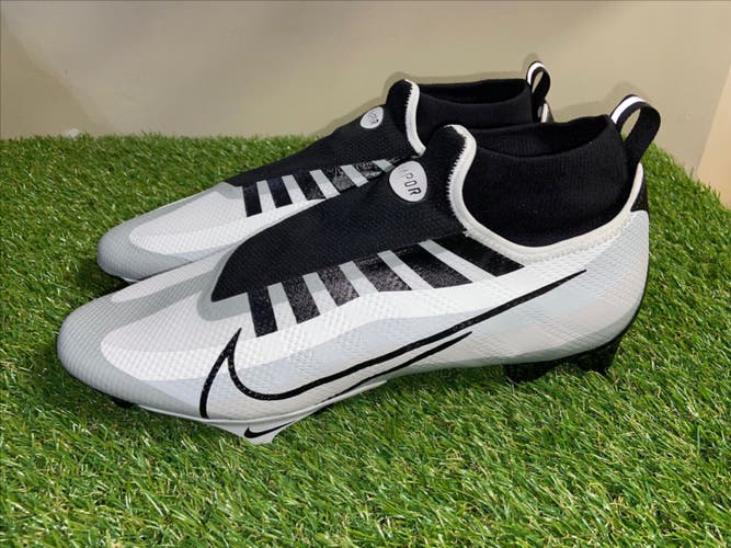 Nike Vapor Edge Pro 360 Football Cleats White Black DQ3670-100 Men Size 12.5 NEW
