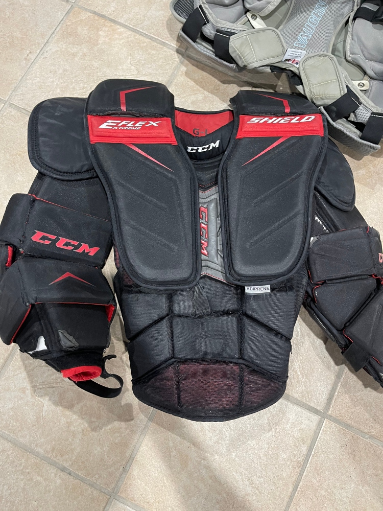 Used Large CCM Extreme Flex Shield II Goalie Chest Protector