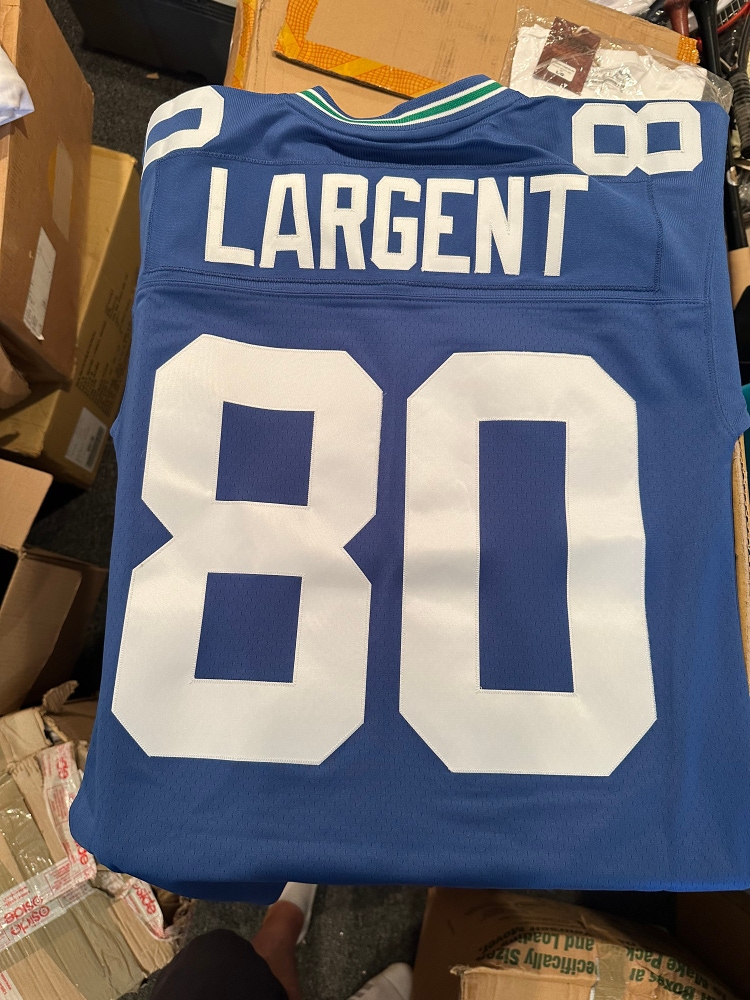 Steve Largent Seattle Seahawks Jersey by Mitchell & Ness-NWT multiple sizes