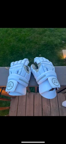 Used Warrior Large Burn Lacrosse Gloves