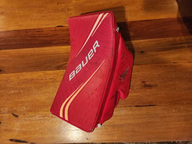 Used Senior Regular Red Bauer 2x Pro Blocker