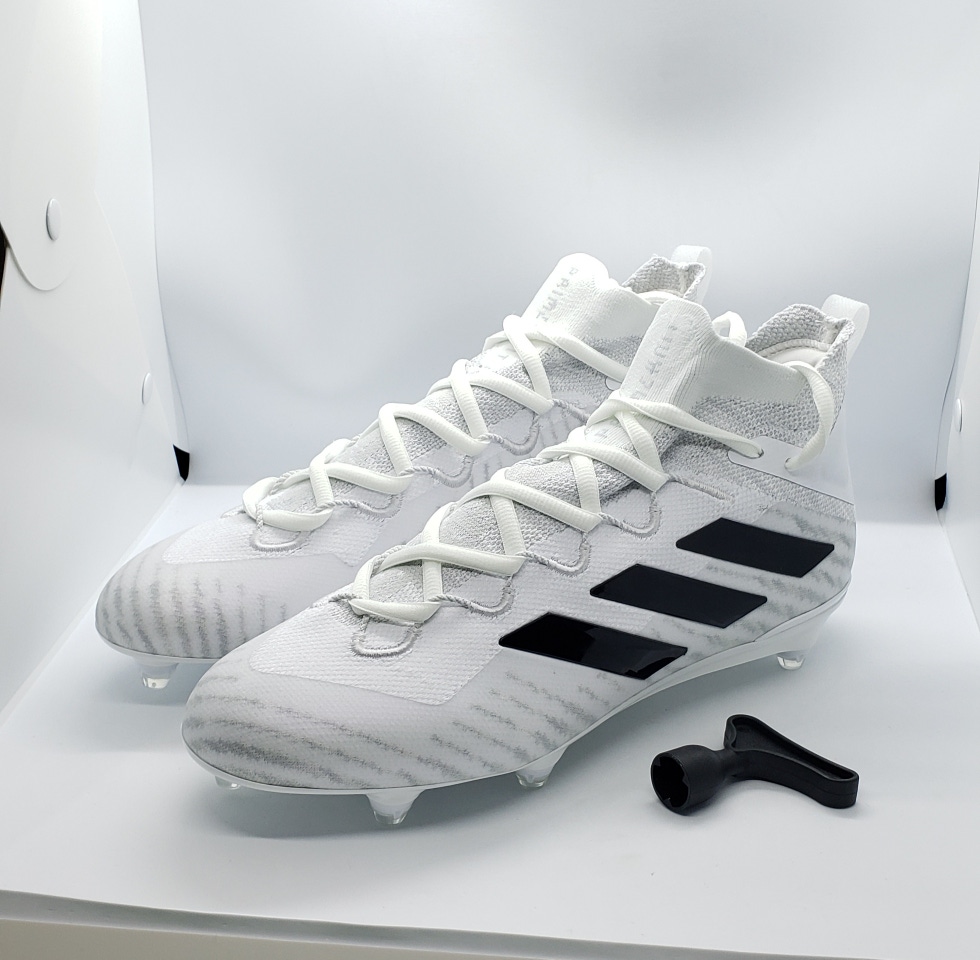 Adidas Freak Ultra 20 Primeknit Boost White Black Football Detachable Cleats Mens Size 11