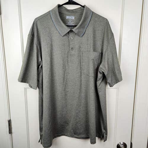 Duluth Trading Polo Shirt Mens XL Green Performance Short Sleeve Active Wick