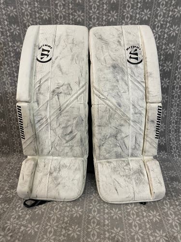 Used INT 30" + 1" Warrior Ritual G5 Goalie Leg Pads