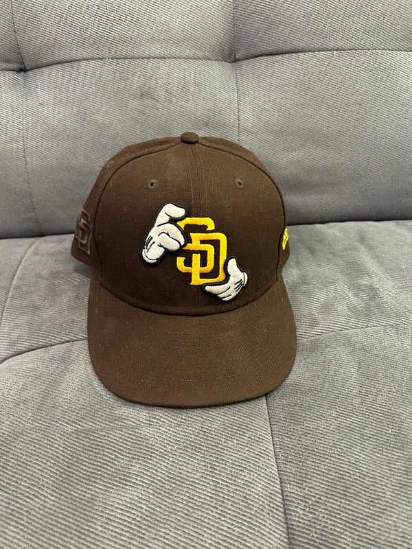 NWT '47 Brand San Diego Padres Brown Retro Friar Logo PATCH Snapback  Hat NEW