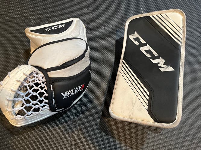 Goalie blocker and glove