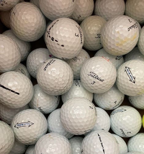 100 Titleist Tour Speed 3A Condition Used Golf Balls