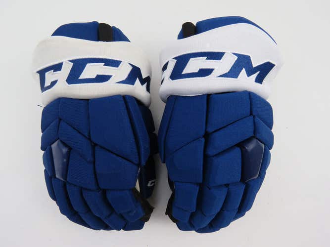 CCM HGTKXP Toronto Maple Leafs NHL Pro Stock Ice Hockey Player Gloves 14" Leafs