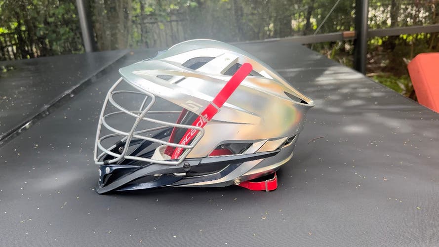 Silver Cascade S Lacrosse Helmet