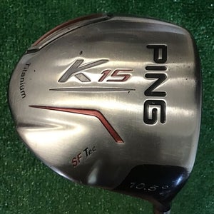Ping K15 Titanium Driver 10.5* With Soft-R Senior Graphite Shaft