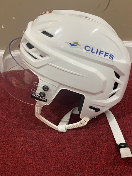 Cleveland Monsters Medium CCM Pro Stock Resistance Helmet Item#ZG36 |  SidelineSwap | Buy and Sell on SidelineSwap