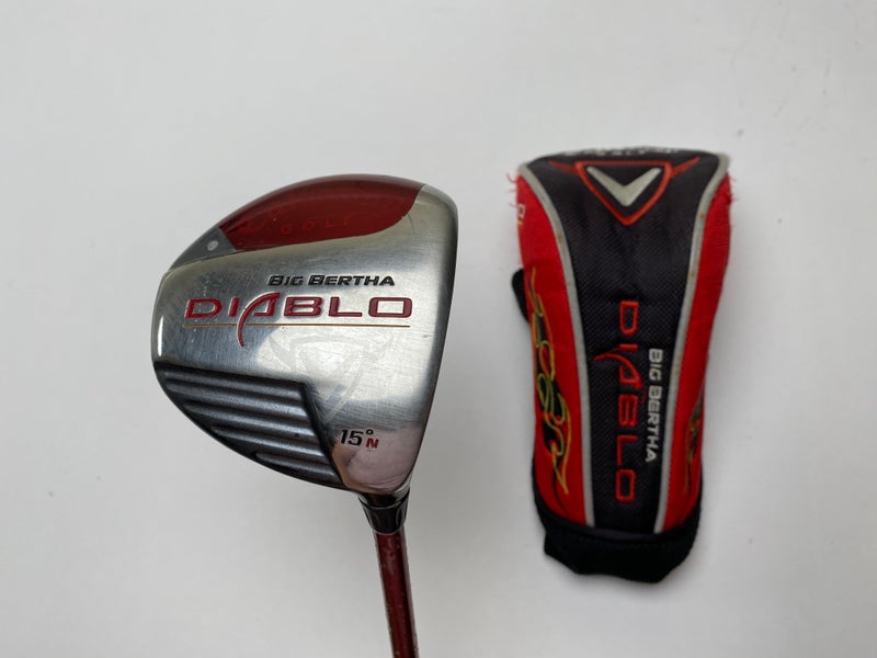 Callaway Big Bertha Diablo 3 Fairway Wood 15* 60g Regular Graphite Mens RH HC
