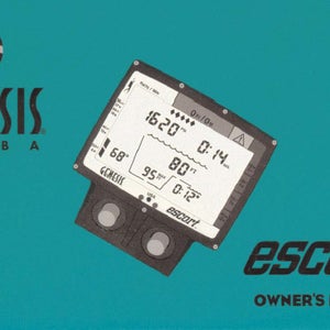 Genesis Escort Scuba Dive Computer Printed Manual