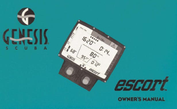 Genesis Escort Scuba Dive Computer Printed Manual