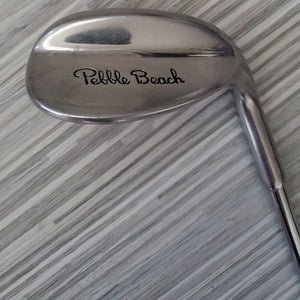 Vintage PEBBLE BEACH ENGLAND Sand Iron Wedge Regular Flex Steel Shaft Chrome SW