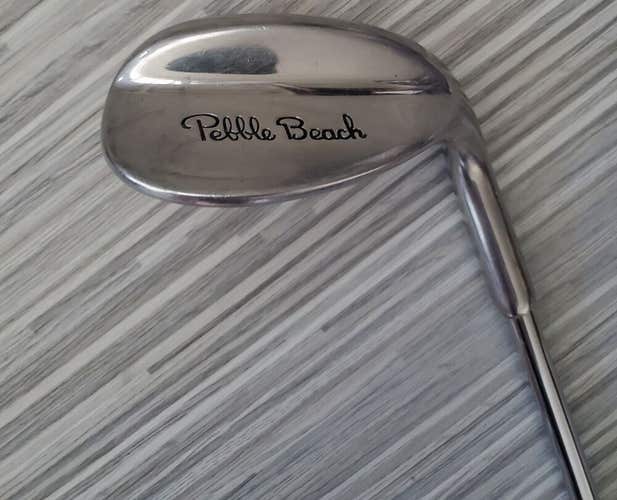 Vintage PEBBLE BEACH ENGLAND Sand Iron Wedge Regular Flex Steel Shaft Chrome SW