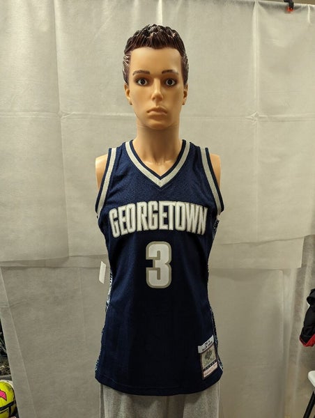 NBA_ Mens Retro Georgetown Hoyas College Allen Iverson Jerseys 3