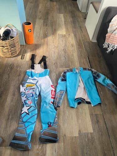 Women's Used Large Spyder U.S. Ski Team Ski Suit FIS Legal