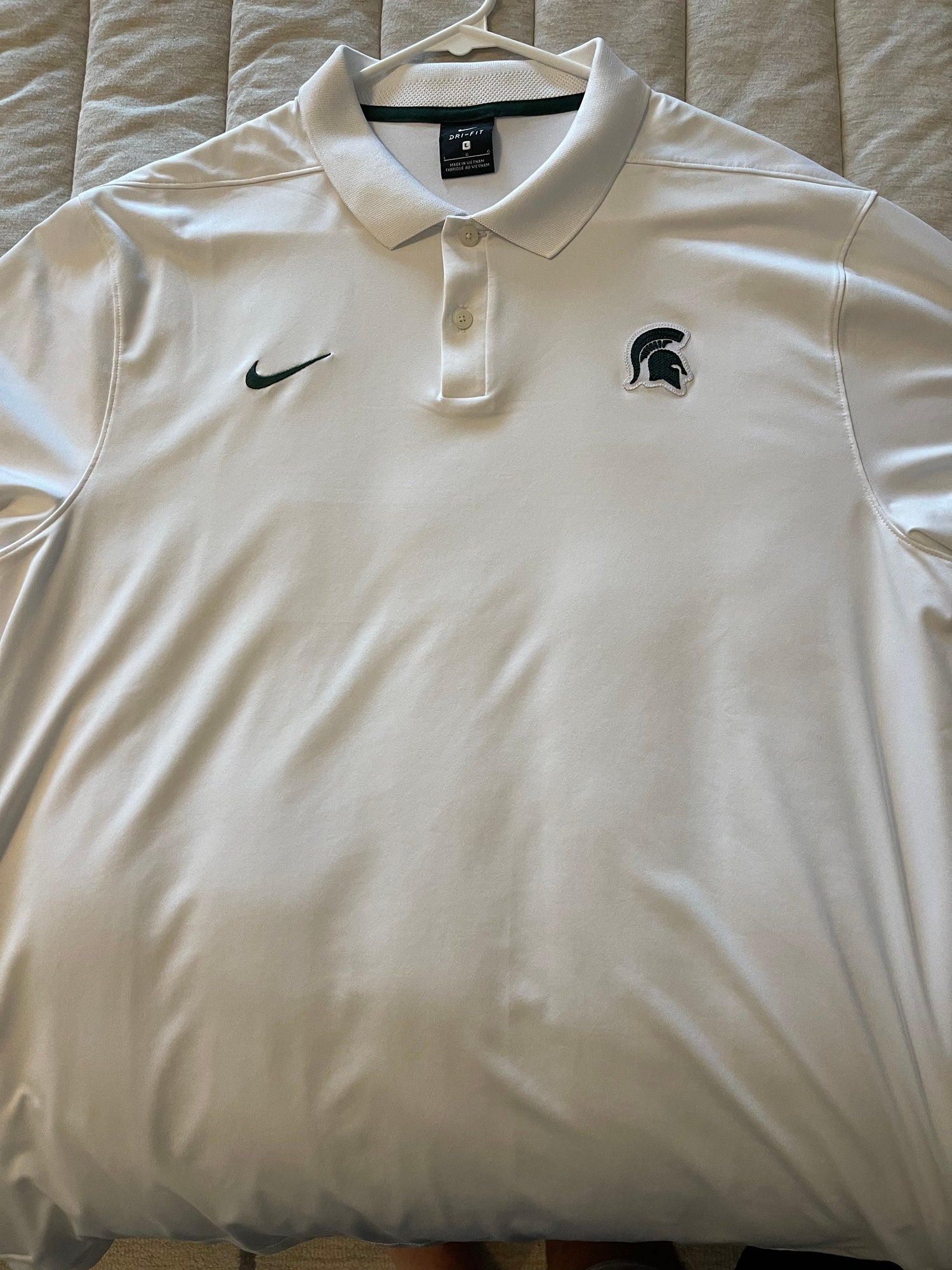 Nike Michigan State Men's Nike College Full-Button Baseball Jersey.  Nike.com