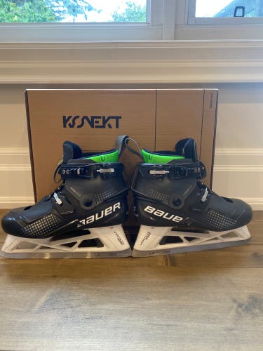 Used Bauer Wide Width  Size 7 Konekt Hockey Goalie Skates