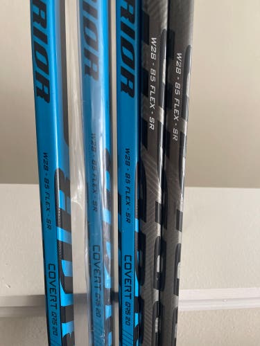 New/Used Right Handed W28 Covert QR5 20/ Lx 20 Hockey Sticks