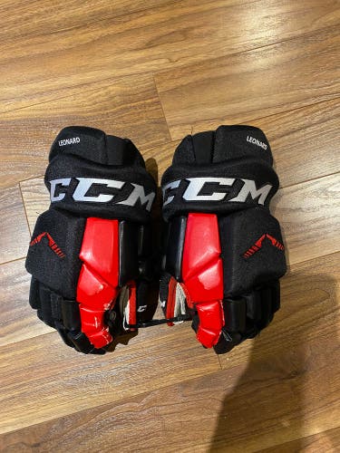 CCM 14" Pro Stock HG42PP Gloves Used - Niagara Ice Dogs