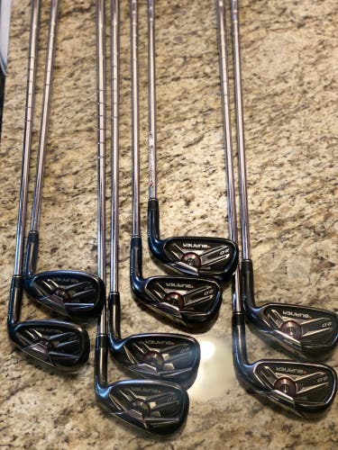 TaylorMade RH Regular Flex Steel Shaft Burner 2.0 Iron Set 4-9, PW, AW