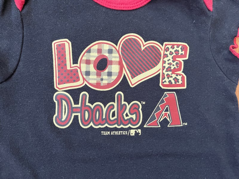Arizona Diamondbacks MLB BASEBALL DBACKS LOVE Girls Size 18M Baby