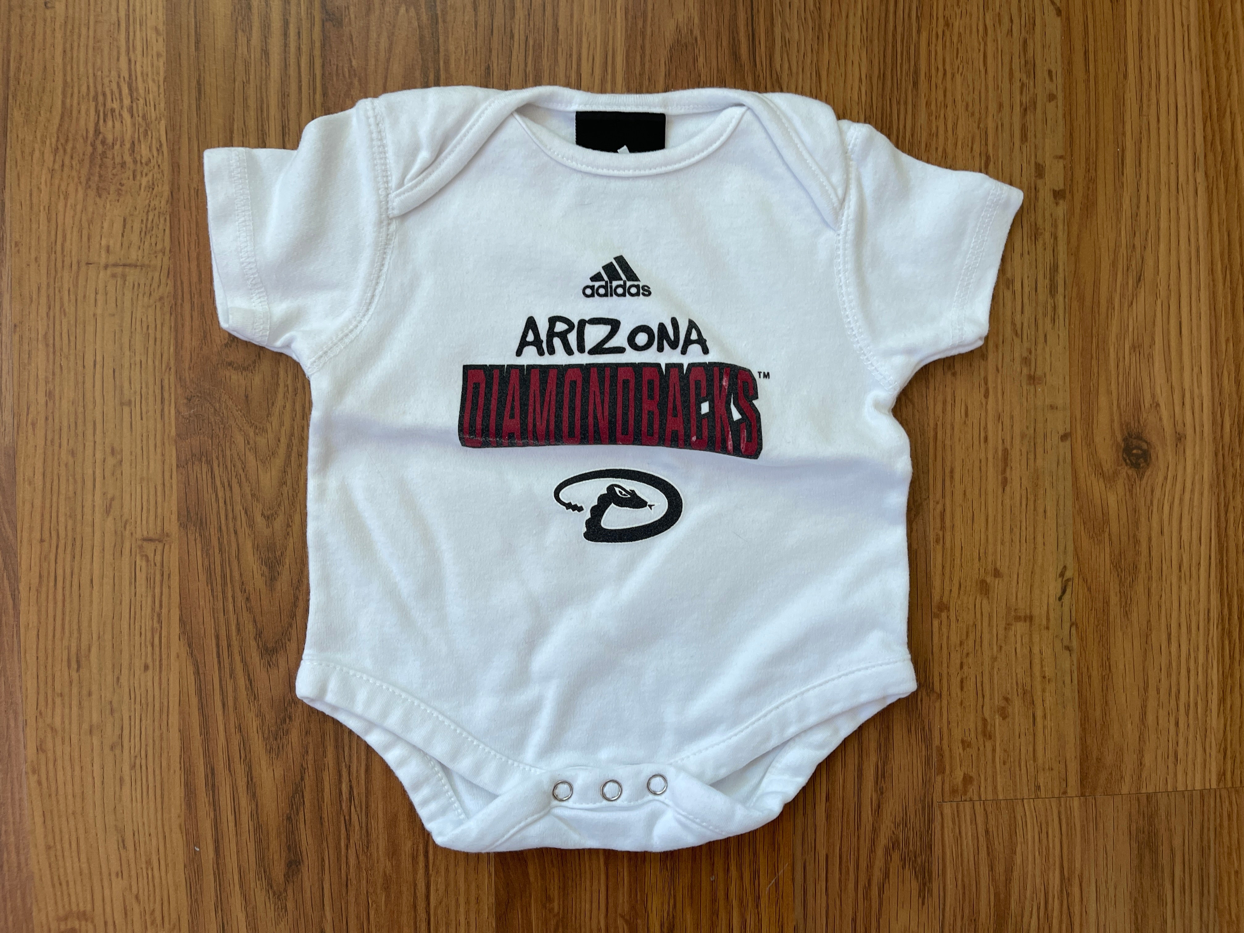 Arizona Diamondbacks Dbacks MLB Baseball Adidas Infant Size 6-9M Baby Body Suit!