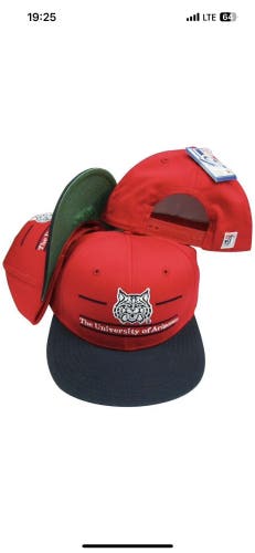 Vintage Classic Split Bar Arizona Wildcats Game Snapback Hat / Cap