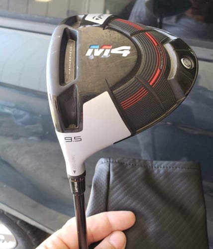 Used Men's TaylorMade Left Handed M4 Driver Stiff Flex Loft 9.5