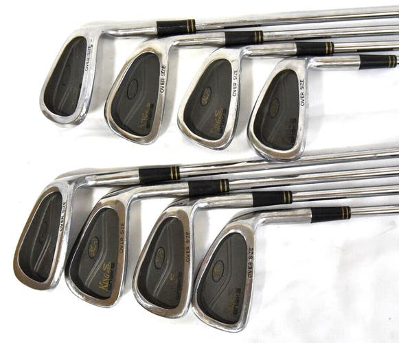 KING SNAKE MR OVERSIZE IRON SET - 8 IRONS SHAFT-37 1/4 IN - RH - NEW GRIPS