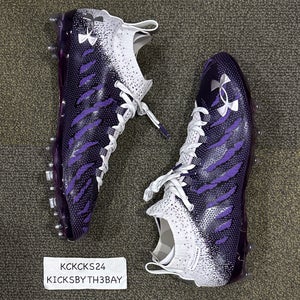 Under Armour Spotlight LUX MC Football Cleats Purple 3022654-500 Mens size 12