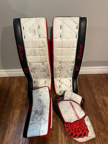 Used 26" Warrior Ritual GT2 Goalie Leg Pads