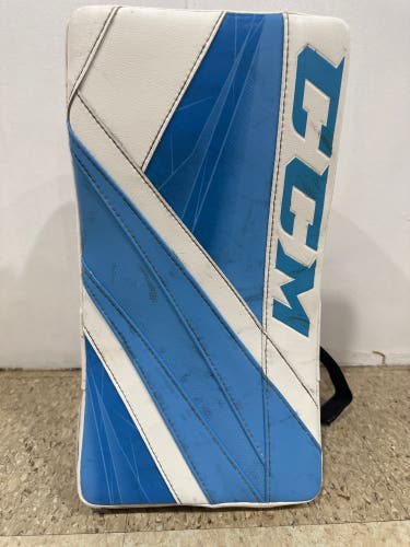 CCM EFlex 5 Pro Senior Blocker Goalie- Blue & White