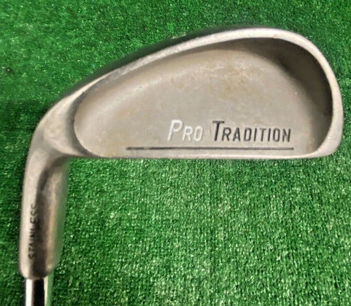 Allied Pro Tradition Stainless 7 Iron LH Stiff Steel 36.5" Nice Grip
