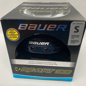 BAUER REAKT 100 PRO STOCK HOCKEY HELMET NAVY BLUE SMALL NHL BRAND NEW (10871)