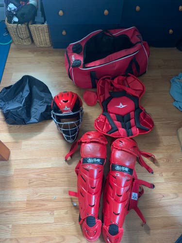 All Star System 7 Catcher's Set