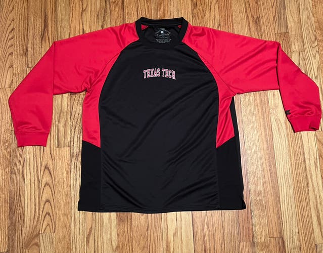Black Used Men's Texas Tech Long Sleeve Shirt