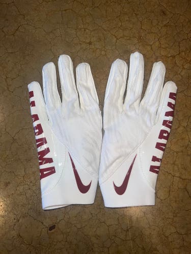 Alabama Nike Vapor Knit Football Gloves