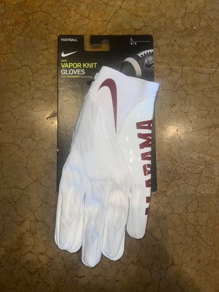 Nike Vapor Jet 6.0 “Alabama Edition” Nike Vapor Jet 6.0 Football Gloves NCAA Alabama Crimson Tide